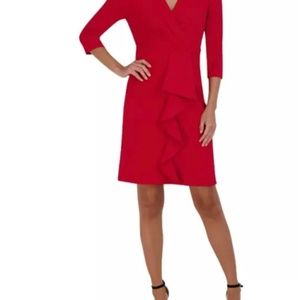 Julia Jordan Women's Pleated Ruffled-Front Sheath Dress Size 16, never used .